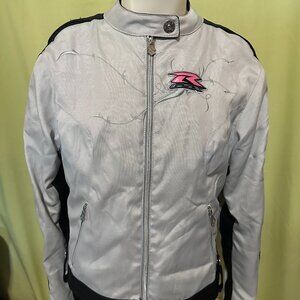Hella Gixxer Girl Suzuki ICON GSXR Women’s Padded Motorcycle Jacket XL Extra Lar